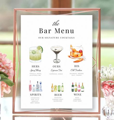 Engagement Party Bar Table, Wedding Bar Menu Sign Zazzle, Beer Themed Seating Chart, Beer Wedding Seating Chart, Fun Wedding Signs For Bar, Liquor Seating Chart, Fun Wedding Signs For Bars, Planing Wedding, Engagement Party Bar