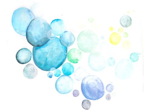 Color Veil, Watercolor Water, Water Bubbles, Angel Fish, Watercolor Design, Sea Creatures, Under The Sea, Watercolor Tattoo, Random Stuff