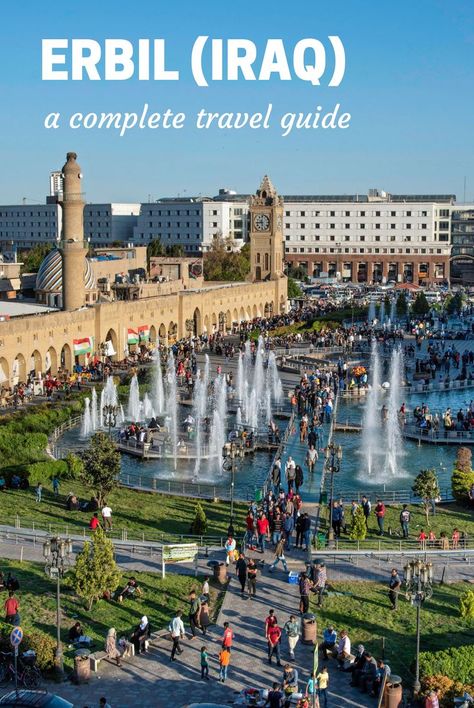 This is a very useful travel guide to visit Erbil City in Iraqui Kurdistan. Unfortunately media news only portray Iraq as a country with bad people and only war images but they never clarify that there are regions that are completely safe to travel and are home of super welcoming people. Traveling to this area of Middle East is not only safe, it is very interesting, even though it is not very big, there are numerous tourist sites in Erbil Kurdistan. #Iraq #Erbil #Kurdistan #AgainstTheCompass Erbil City, Kurdish Architecture, Iraq Travel, Erbil Kurdistan, Adventure Goals, Dubai Nightlife, People Traveling, Chinese City, Dubai Desert Safari