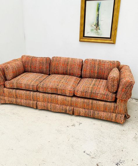 This color combo! Down feather 1970s tweed couch. Great color combo of red, pinks, and black. Soooo comfortable. [SOLD] ⠀⠀⠀⠀⠀⠀⠀⠀⠀ Small laminate cocktail table. 14.5” cubed $48 ⠀⠀⠀⠀⠀⠀⠀⠀⠀ Midcentury 37” pebbled ceramic & walnut table lamp. $175 ⠀⠀⠀⠀⠀⠀⠀⠀⠀ View & purchase through link👆🏽 DM with additional questions All sales as-is and final. Please pick up within 48 hours to avoid a storage fee. Open daily 💚 ⠀⠀⠀⠀⠀⠀⠀⠀⠀ —————————> #austinvintage #austininteriors #austinhome #vintagecouch Vintage Couch, Austin Homes, Walnut Table, Down Feather, Cocktail Tables, Furniture Store, Laminate, Color Combos, 1970s