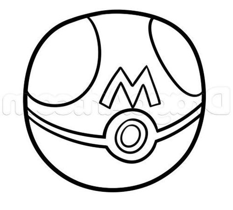 Tufting Diy, Master Ball, Santa Letter Template, Pokemon Ball, Pokémon Master, Letter Template, Santa Letter, Easy Drawings, To Draw