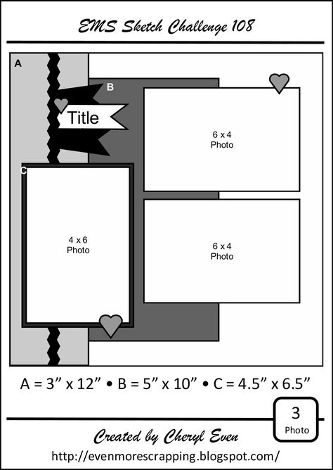 Kiwi Lane Designs, Scrapbook Challenges, Scrapbooking Sketches, Scrapbook Pictures, Picture Layouts, Heart Sketch, Simple Scrapbook, Scrapbook Layout Sketches, Scrapbook Templates