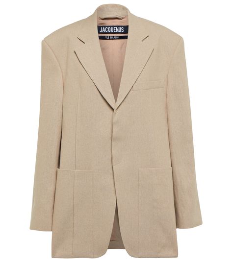 Jacquemus - Blazer La Veste D'Homme de lino | Mytheresa Abaya Designs, Blazer Designs, Street Style Chic, Business Suit, Linen Blazer, Fall Fashion Outfits, Designer Brands, Fall In Love, Women's Blazer