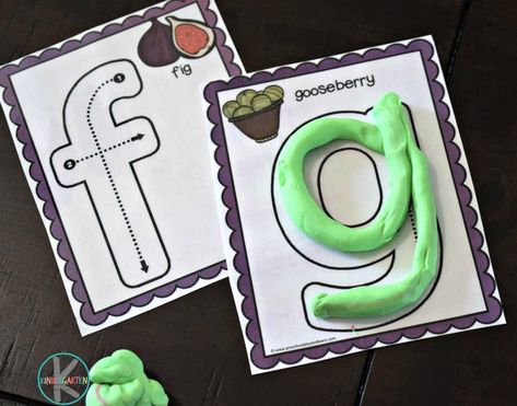 use playdough to practice forming letters with these abc cards Playdough Letters, Kindergarten Science Experiments, Small Alphabet Letters, Free Alphabet Printables, Hand Muscles, Small Alphabets, Alphabet Letter Crafts, Alphabet Activity, Abc Cards