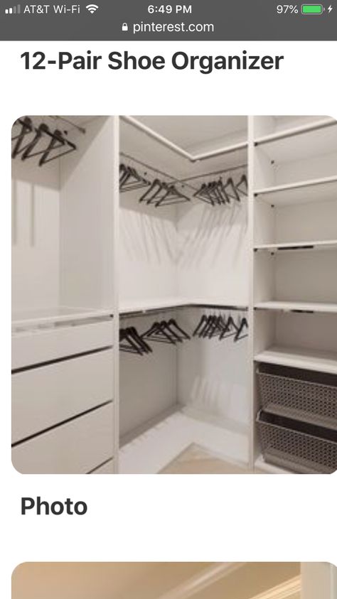 Corner Closet, Dressing Design, Organized Closet, Corner Wardrobe, Walking Closet, Closet Design Layout, Closet Layout, Wardrobe Room, Small Closets