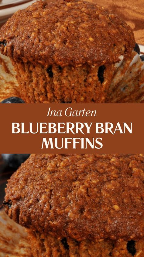 Ina Garten Blueberry Bran Muffins Ina Garden Blueberry Bran Muffins, Oatmeal Bran Muffins Healthy, Yogurt Bran Muffins, Bran Muffins With Yogurt, Recipes With Wheat Bran, Bran Muffins With All Bran Cereal And Applesauce, Bran Muffin Recipe With All Bran Cereal, Honey Bran Muffins Recipes, Bran Recipes Healthy