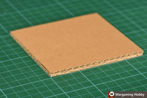 7 tips on how to prevent cardboard warping - Wargaming Hobby, Painting, Terrain, Images, Warhammer 40k Painting On Cardboard Acrylics, How To Paint Cardboard, Paint Cardboard, Painting Cardboard, Warhammer Scenery, Painted Cardboard, Middle School Projects, The Elephant In The Room, Cardboard Craft