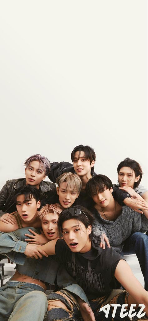 #ateez Ateez Cosmopolitan, 8 Makes 1 Team, Cool Kpop Wallpapers, Ateez Wallpaper, Pirate Kids, Team Wallpaper, 17 Kpop, Song Min-gi, Kpop Posters