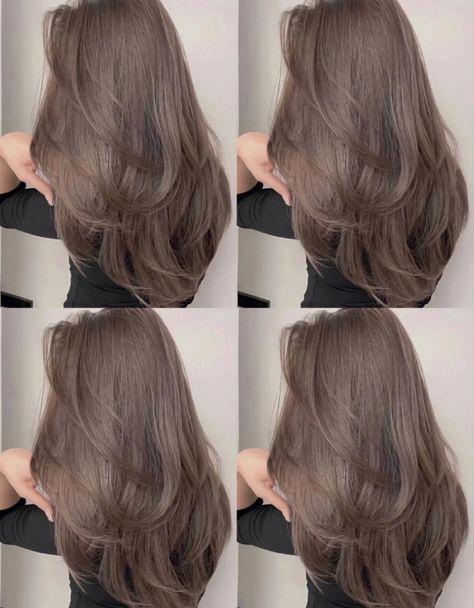 Ash Blonde Hair Balayage, Brown Hair Inspiration, Hair Color Asian, Plum Hair, Medium Hair Color, Haircuts For Long Hair With Layers, Brown Hair Looks, Brown Hair Inspo, Layered Haircuts For Medium Hair