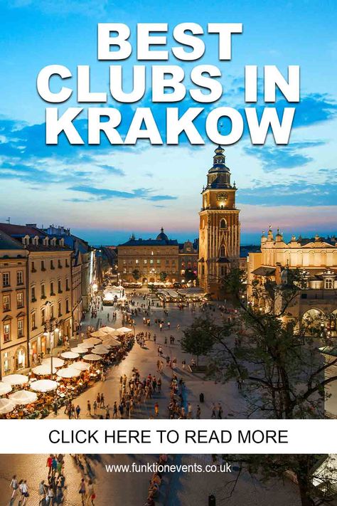 Heading to Krakow? CLICK THROUGH to see a list of the best clubs you should party in! #henpartyabroad #henpartyoverseas #henpartyeurope #stagdoabroad #stagdooverseas #stagdoeurope #travel #clubsinkrakow #krakowclubs #krakow #krakowtravel #thingstodoinkrakow Poland Trip, Krakow Travel, Stag Do, Best Club, Hen Do, Krakow, Hen Party, Marbella, Night Club