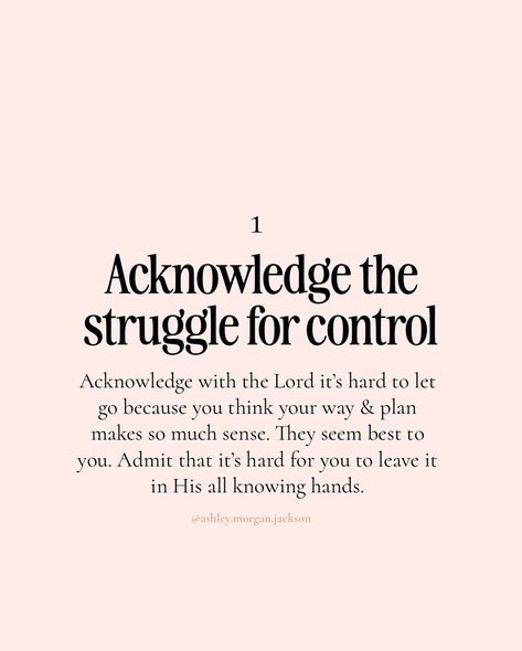 We have to know as Christians, surrender isn’t about giving up; it’s about giving our trust—to the One who knows what’s best. The more we let go, the more space we make for His peace, grace, and purpose in our lives. God doesn’t ask for our strength, He asks for our trust. When we release control, we find freedom. Trust His loving and all knowing plan. What are you struggling to surrender today? Save + Share♥️ #christian #christianautho #christianity #spiritualgrowth #growingspirituall... Christian Self Love Quotes, Quotes About Surrender, How To Surrender To God, Surrender All To God, Truth Mirror, Faith Growth, Release Control, Prayer Boards, All Knowing