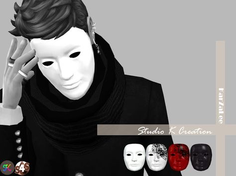 Sims 4 CC's - The Best: Anonymous Mask by Karzalee Sims 4 Mascara Cc, Sims 4 Junji Ito, Sims 4 Cc Villain Clothes, Mask Cc Sims 4, Sims 4 Creepypasta Cc, Sims 4 Cc Creepypasta, Sims 4 Mask Cc, Sims 4 Cc Halloween, Sims 4 Halloween Cc