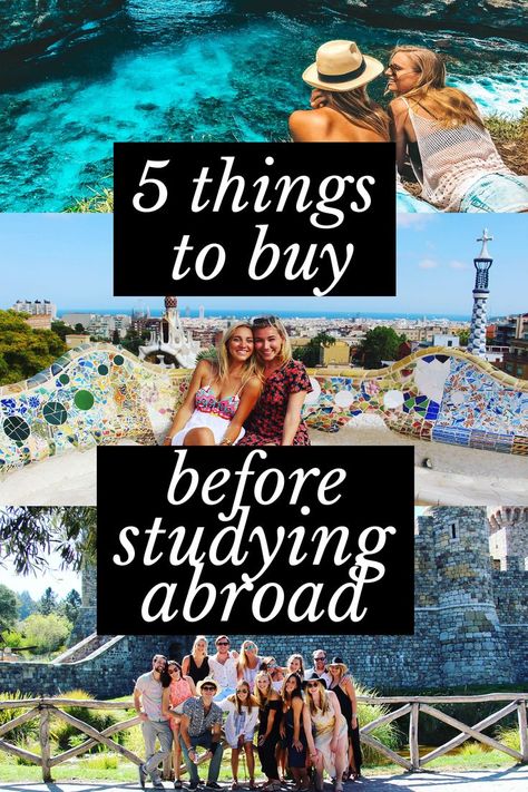 Aug 14, 2018 - Your ultimate packing list for study abroad. Jetsetchristina studied abroad on semester at sea and here are her 5 things you need for study abroad, that will make your semester abroad so much better and easier! From a no foreign fees atm card, to the perfect suitcase for studying abroad and more Study Abroad Packing List London, Packing List For Moving, Study Abroad Quotes, Study Abroad Spain, Study Abroad England, Study Abroad Packing List, Study Abroad Packing, Abroad Packing List, College Abroad