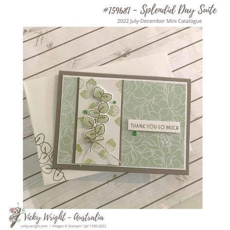 Stampin Up Sympathy Cards 2023, Stampin Up Splendid Day, Splendid Day Dsp, Splendid Day Suite, Wink Of Stella, Fall Mini, July 2022, Stamping Up Cards, Card Making Techniques