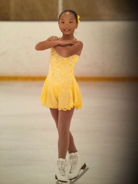 Ice Skater Dress, Ice Skater, Ice Skaters, Skating Dress, Skating Dresses, Dress Yellow, Figure Skating, Yellow Dress, Skater Dress