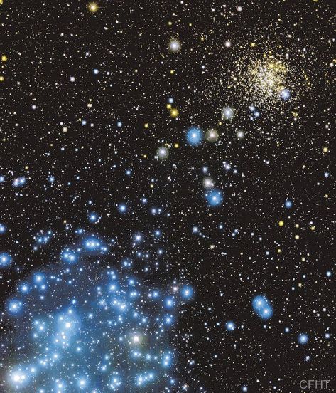 Discover the intriguing world of open star clusters and their diverse properties, with a closer look at M35 and NGC 2158. Read here.. Globular Cluster, Planets Aligned, Astronomy Stars, Star Clusters, Astronomy Pictures, Star Cluster, Look At The Moon, Space Photos, Milky Way Galaxy