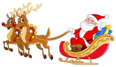 Granny Christmas, Santa Art, Lion King Art, Christmas Sleigh, Animated Christmas, Santa Sleigh, Christmas Cartoons, Mrs Claus, Christmas Drawing