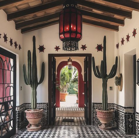 Interior Mexican Style, Mexican Hotel Design, Mexican Asthetic Homes, Mexican Houses Interior Doors, Old Mexico Aesthetic House, Desert Homes Interior, Mexican Country, Mexico Architecture Mexican Style, Modern Adobe House