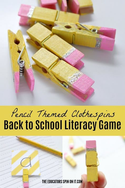 Back To School Decoration Ideas, Teacher Diy, Teacher Crafts, Appreciation Gifts Diy, Teacher Appreciation Gifts Diy, Teacher Craft, Literacy Games, Teachers Diy, Back To School Crafts