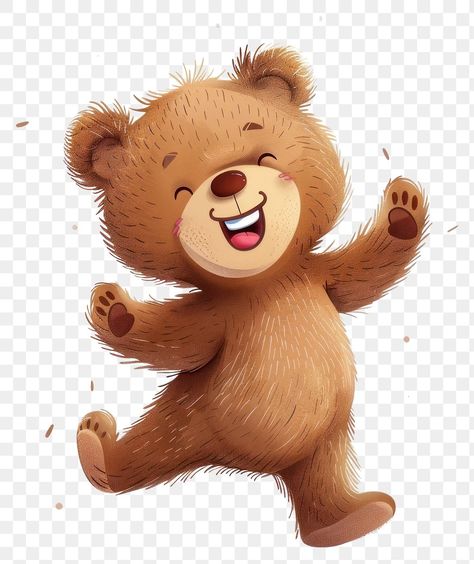 Bear Animation, Animals Cartoon, Bear Animal, Bear Illustration, Animal Drawing, Dancing Bears, Png Text, Animal Cartoon, Cartoon Bear