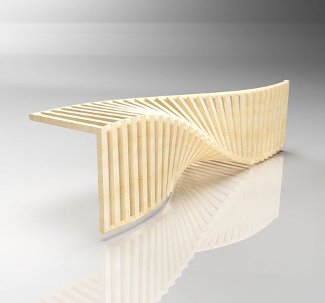 Conceptual Model Architecture, Concept Models Architecture, Wood Furniture Design, Parametric Design, Contemporary Modern Furniture, Waiting Area, Design Museum, Design Case, Architecture Model