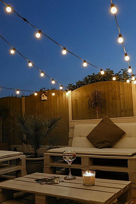 Outdoor Lighting Ideas - Like what you found? Please do not hesitate to click for more - Click to Visit IMMEDIATELY! Garden Lighting Ideas, Funny Vine, Patio String Lights, Outdoor Garden Lighting, Patio Lights, Meteor Garden 2018, Backyard Lighting, Garden Inspo, Garden Lights