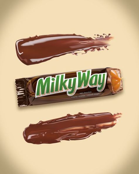 MilkyWay - If you’re gonna cover anything in chocolate, make it caramel. Ghiradelli Chocolate, Three Musketeers, Chocolate Caramel, Christmas Wishlist, Milky Way, Candy Bar, Christmas Food, Chocolates, Mars