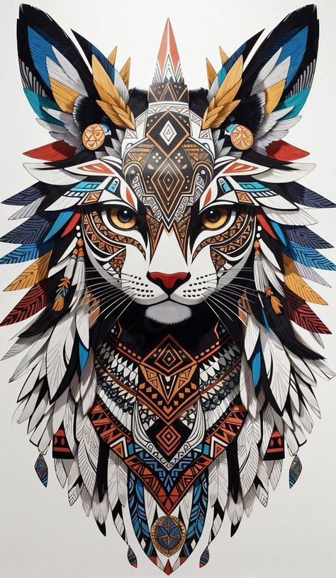 Step into the world of jungle cat mandala art. These mesmerizing designs offer a serene safari for your imagination, providing a therapeutic escape through coloring. Cat Design Drawing, Abstract Animal Art Drawing, Mandala Art Animals, Animal Mandala Art, Cat Mandala Art, Mandala Art Colorful, Modern Cat Art, Animal Mandala, Tattoos Infinity