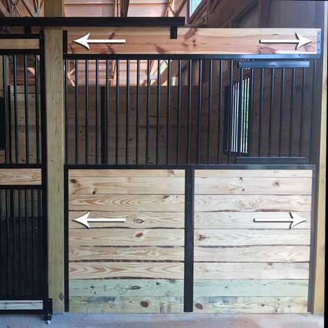 U-Channel | RAMM Horse Fencing & Stalls Stall Fronts, Diy Horse Barn, Diy Backyard Fence, Barn Stalls, Riding Arena, Goat Barn, Horse Barn Plans, Horse Fencing, Solid Wall