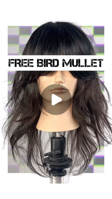 Mullet Hairstyle For Round Face, Scorpion Mullet Women, Face Framing Mullet, Lady Mullet Haircuts, Pivot Point Haircuts, Free Bird Mullet Women, Freebird Mullet, Free Bird Mullet, Curtain Bangs Mullet