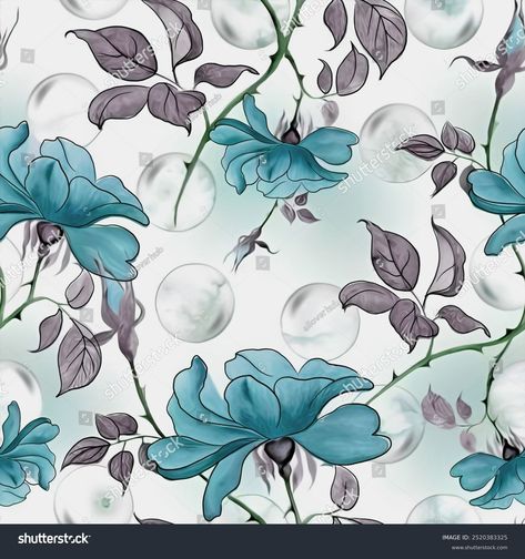 Digital All Over Floral Pattern Blur Stock Illustration 2520383325 | Shutterstock Floral Digital Prints Design, Flower Allover Pattern, Allover Design Pattern, Digital Print Textiles, Allover Flower, Flower Allover, Design Pattern Art, Allover Design, Textile Prints Design