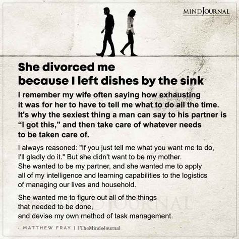 Help Your Wife Out Quotes, Sinking Quote, Being Left Out By Family, Amicable Divorce, Relationship Lessons, Relationship Therapy, Best Marriage Advice, Divorce Quotes, Important Quotes