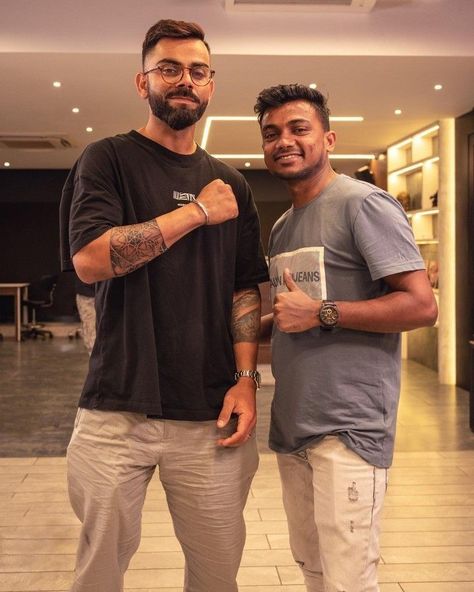 Virat Kohli Style, Virat Kohli Tattoo, Kohli Hairstyle, Word Tattoos With Meaning, Virat Kohli Hairstyle, Band Tattoos For Men, Word Tattoo Ideas, Virat Kohli And Anushka, Forearm Band Tattoos