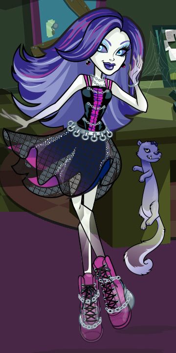 Spectra Vondergeist . Daughter of the ghosts . Age 16 . Monster High Cosplay, Spectra Vondergeist, Monster H, Monster High School, Arte Monster High, Monster High Pictures, Monster High Party, Moster High, Monster High Art