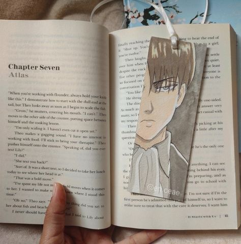 #animebookmark #custombookmark #leviackerman #attackontitan #animepainting #watercolour #shingekinokyojin Attack On Titan Bookmark, Levi Ackerman, Shut Up, Attack On Titan, Hold On, Film, Anime, Pins