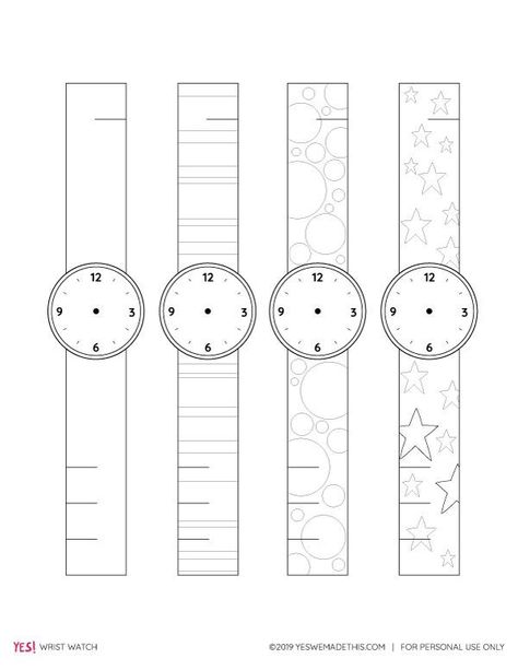 This is a simple and fun learning activity for toddlers and preschoolers to teach them about time. Get this free printable template and make a paper wrist watch! #yeswemadethis #papercraftsforkids #learningactivities #kidsactivities #coloringpagesforkids Watch Paper Craft, Watch Craft For Kids, Watch Template, Watch Craft, Time Activities For Kids, Craft Watch, Printable Crafts For Kids, Printable Learning Activities, Time Craft