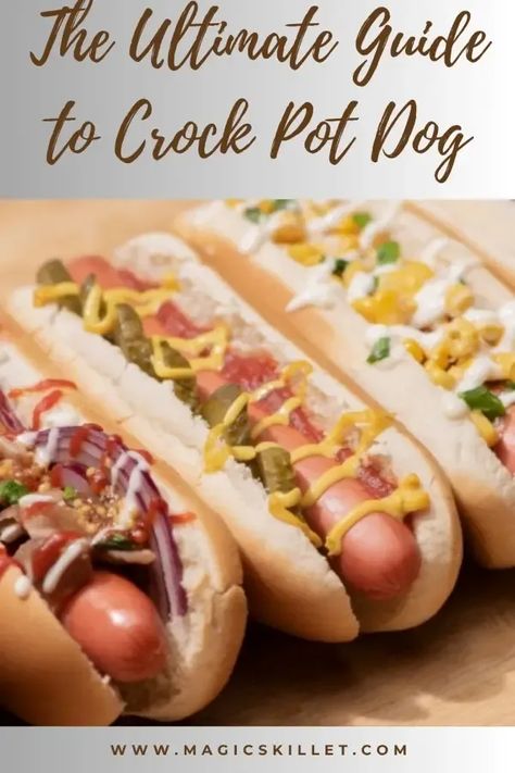 Hot dogs in a crock pot. Are you ready to revolutionize your hot dog game? Dive into the world of Crock Pot Hot Dogs and discover how to make juicy, tender hot dogs that everyone will love. Say goodbye to the same old BBQ experience and hello to a new level of flavor and convenience! Classic American food! #slowcooker #crockpot #hotdogs #appetizers #party #snacks #americanfood Hot Dogs In Crock Pot, Crockpot Hot Dogs, Crock Pot Hot Dogs, Crockpot Hotdogs, Hot Dog Game, Classic American Food, Making Hot Dogs, Crockpot Meals, Family Food