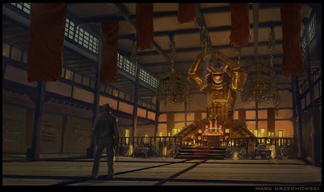 Japanese Castle Interior, Room References, Shrine Room, Temple Interior, Book Backdrop, Interior Concept Art, Traditional Japanese Architecture, Japanese Shrine, Chinese Temple