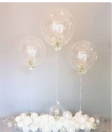 Clear Balloon Wedding Decor, Decoration Communion, Deco Ballon, Star Theme, Wedding Party Decor, Bubble Balloons, Balloon Centerpieces, Balloon Backdrop, Star Baby Showers