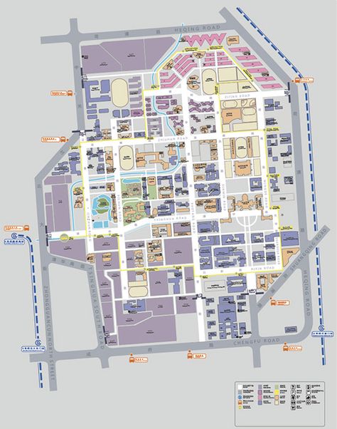 Campus Map-Tsinghua University Tsinghua University, Campus Map, Learn Chinese, University Campus, Universe, University, Map, Education