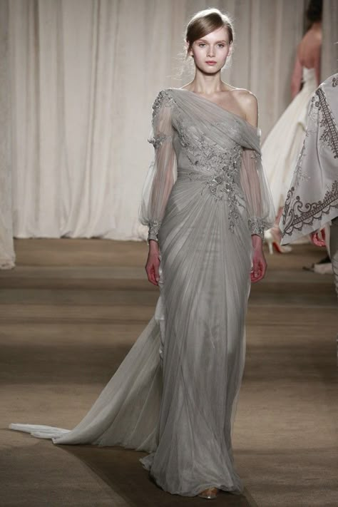 Silver Wedding Dress, Colored Wedding Dresses, Photo Wedding, Couture Gowns, Gorgeous Gowns, Marchesa, Elie Saab, Beautiful Gowns, Vestidos De Noche