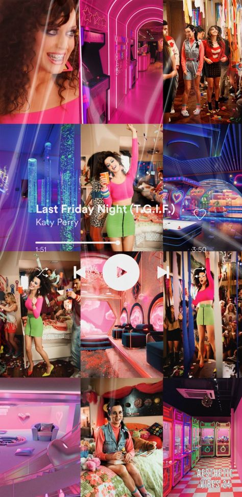 Katy Perry - Last Friday Night (T.G.I.F) Katy Perry Inspired Outfits, Katy Perry Aesthetic Wallpaper, Last Friday Night Aesthetic, Last Friday Night Katy Perry, Katy Perry Last Friday Night, 2013 Aesthetic, Birthdays Themes, Katy Perry Albums, Katy Perry Music