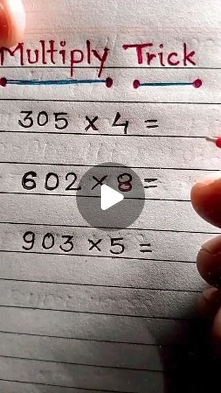 Unstoapablestudy0111 on Instagram: "Multiplication Trick 😱" Math Diy Ideas, Multiplication Tricks 3rd Grade, Mental Math Tricks, Multiplication Tricks, Maths Tricks, Multiplication Strategies, Teaching Math Strategies, Cool Math Tricks, Math Magic