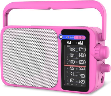 Amazon.com: YOWGULF AM FM Radio with Best Reception,Bluetooth Portable AM FM Transistor Radio,Battery Operated Radio or AC Power,Large Dial,Headphone Jack, Gifts for Seniors Elderly : Electronics Gifts For Seniors, Portable Radio, Transistor Radio, Emergency Kit, Ac Power, Fm Radio, Sound Quality, Battery Operated, Gifts For Her