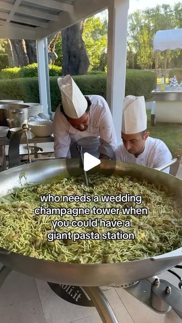 4.5M views · 468K likes | Growing Up Italian™️ on Instagram: "Giant pasta station is a necessity 🍝 (@eloisegibbs)" Pasta Station Wedding, Pasta Station, Growing Up, Pasta, On Instagram, Instagram