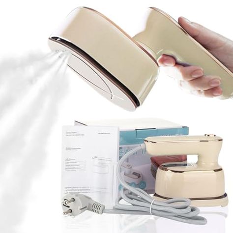 Limited-time deal: Mini Steamer Travel Iron for Clothes: Portable Handheld Clothing Steamers Small Travel Size Hand Held Steam iron for shirt electric plancha a de vapor para ropa portatil travel dorm essentials gift Iron For Clothes, Mini Steamer, Hand Steamer, Travel Steamer, Portable Steamer, Travel Iron, Iron Steamer, Handheld Steamer, Mini Iron