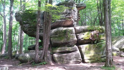 Allegany State Park (Salamanca) - Thunder Rocks. HAUNTED Hanging Rock State Park, Garrapata State Park, Haha Tonka State Park, Allegany State Park, Harriman State Park New York, Chautauqua Lake, Pennyrile Forest State Park, Living In North Carolina, Autumn Lake