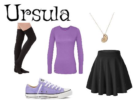 Ursula Outfit Ideas, Ursula Bounding, Disney Villains Disneybound, Disney Bounding Villians Casual, Disney Bounding Ursula, Ursula Outfit, Disneybound Outfits Ursula, Ursula Disneybound, Disneyland Fashion