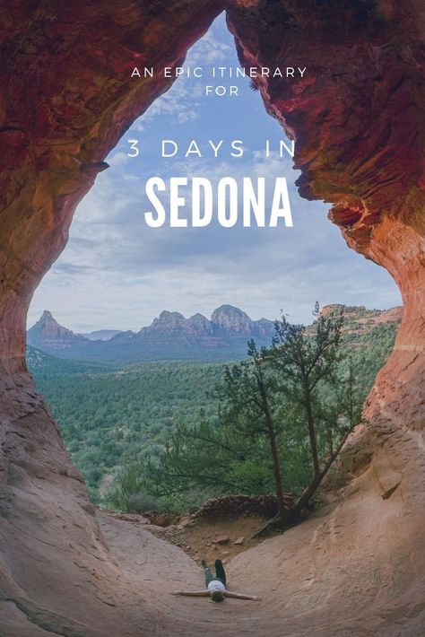 Sedona And Grand Canyon Itinerary, Sedona 3 Day Itinerary, Best Hikes In Sedona Az, Best Hiking Trails In Sedona, Sedona Travel, Long Weekend Trips, Arizona Adventure, Visit Arizona, Arizona Vacation