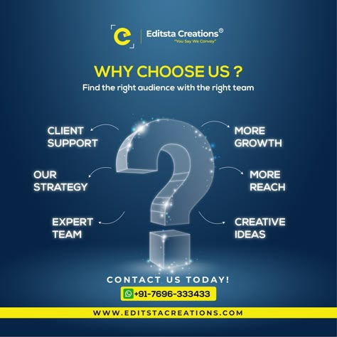 From concept to execution, we're here to bring your vision to life and drive results. . Contact Us & Book Your Order Today !!! WhatsApp: +91-7696333433 Visit our website: 🌐 www.editstacreations.com . . . #editstacreations #jalandhar #designingTeam #designagency #socialmediaagency #SocialSalesBoost #BusinessGrowth #ProfessionalSupport #PartnerForSuccess #ExpertSupport #GrowTogether #LongTermSuccess #SupportAndGrow #BusinessBoost #TogetherWeGrow #SuccessJourney Resume Format Download, Vision Design, Instagram Graphic Design, Whatsapp Marketing, Office Wall Decals, Dental Marketing, Graphic Design Tutorials Learning, Marketing Poster, Media Design Graphics